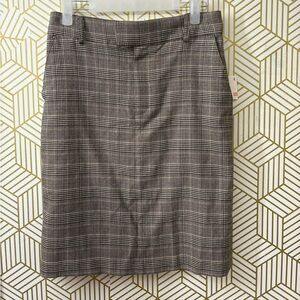 Bar III Plaid Pencil Skirt size 2